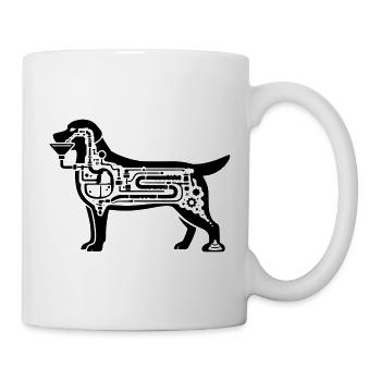 hund verdauung mechanisch - Tasse - Weiß - Rechts