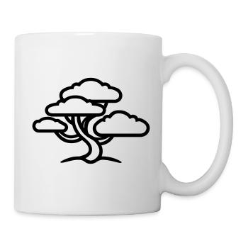 Bonsai - Tasse - Weiß - Rechts