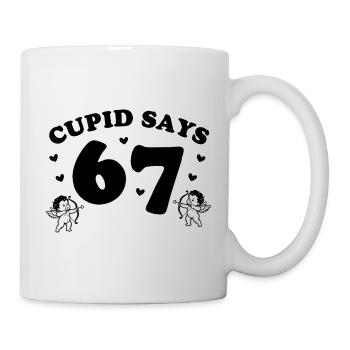 Cupidon dit 67 – design ludique de Cupidon - Mug blanc - blanc - Droite