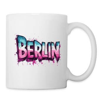 Berlin Graffiti Font Street Art Urban Style - Mug - white - Right