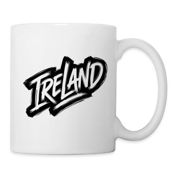Irlande - Police de graffiti irlandaise - Mug blanc - blanc - Droite
