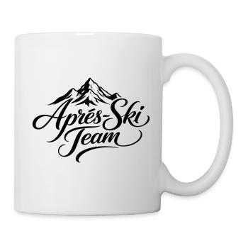 Après-ski Team Montagnes - Mug blanc - blanc - Droite