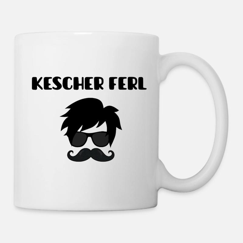 Motif du beau garçon - Mug blanc - blanc