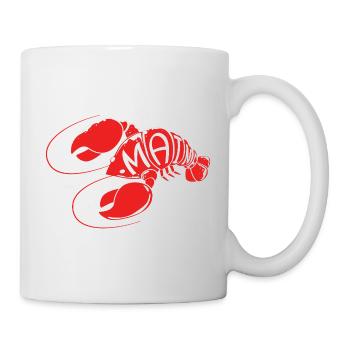 Hummer Meeresfrüchte Maine Lobster Languste - Tasse - Weiß - Rechts