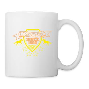 Legendaer 1990 - Tasse - Weiß - Rechts