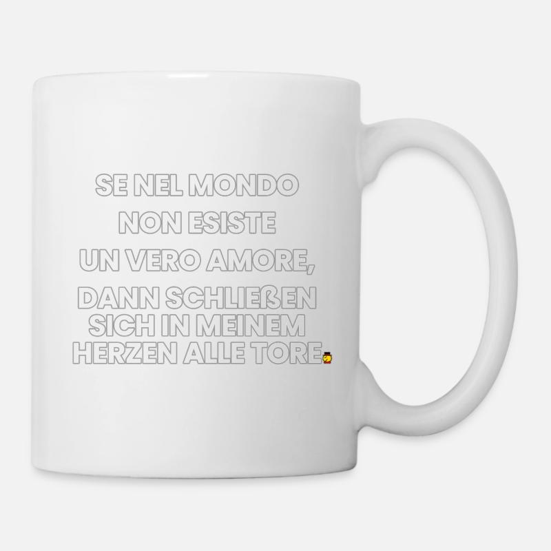 Comptine italieno-allemande 1 (Ver. A) - Mug blanc - blanc