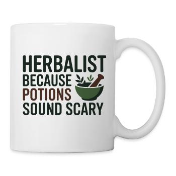 Herbalist Because Potions Sound Scary Professional - Mug - white - Right