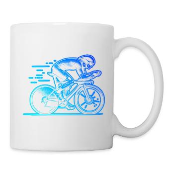 J'adore les vélos de route, super design pour les vélos de course ! - Mug blanc - blanc - Droite
