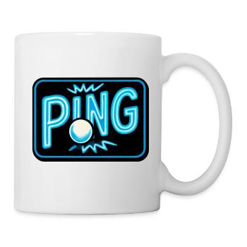 Ping Pong - Tennis de Table - Mug blanc - blanc - Droite