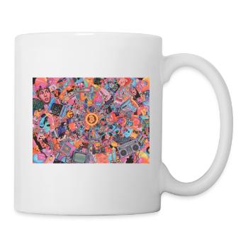 Bitcoin Bazooka - PopArt 3 - Mug blanc - blanc - Droite