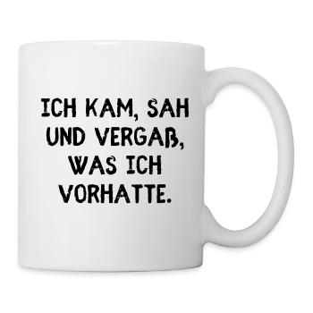 I came, saw and forgot what I was going to do. - Mug - white - Right