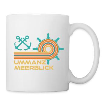 Ostsee Urlaub MEERESBLICK Lustiges - Tasse - Weiß - Rechts
