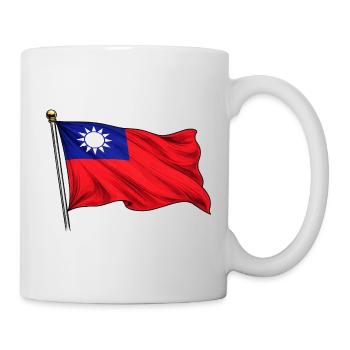 Drapeau de Taïwan - Mug blanc - blanc - Droite