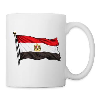 Drapeau égyptien - Mug blanc - blanc - Droite