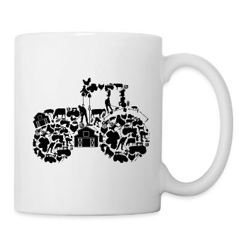 Tractor - Mug - white - Right