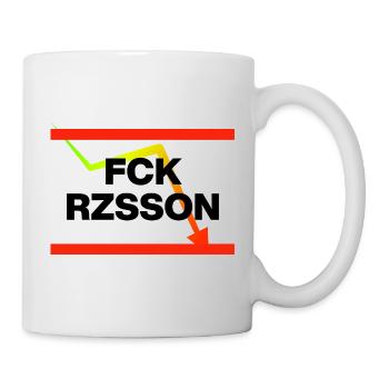 FFF DE RZZSSN ! MERDE REZEESSION POUR TOUTE L’ALLEMAGNE - Mug blanc - blanc - Droite