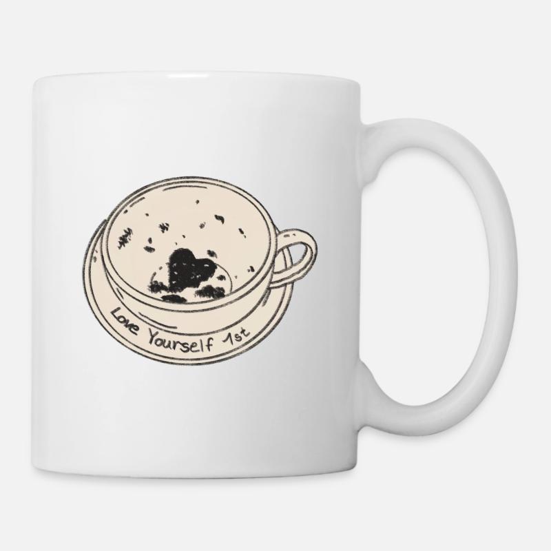 Love Yourself 1st - Mug - white