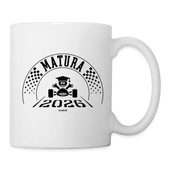 Matura 2026 (Maturant / Zieleinfahrt / Black) - Tasse - Weiß - Rechts