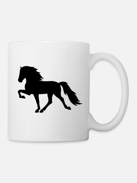 Tölter Icelandic Horse - Mug - white