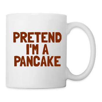 Imagine que je suis un petit-déjeuner pancake Ha - Mug blanc - blanc - Droite