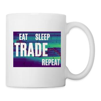 Eat Sleep Trade Repeat - Mug - white - Right