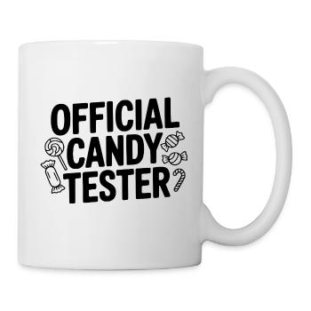 Testeur de bonbons officiel - Mug blanc - blanc - Droite