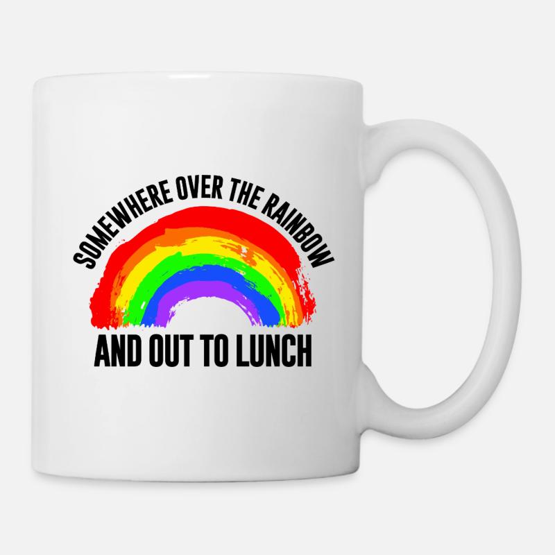 Sceau arc-en-ciel - Mug blanc - blanc