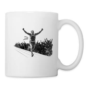 winning man Marathon - Mug - white - Right
