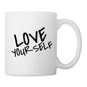 Love Your Self | Selflove Shirt - Mug - white - Right