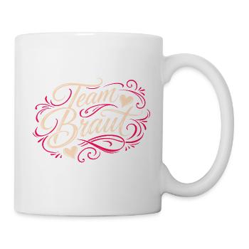 Team Bridal T-Shirt Bachelor Party Women Bachelor Party - Mug - white - Right