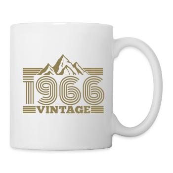 Randonnée en montagne vintage du 60e anniversaire de 1966 - Mug blanc - blanc - Droite