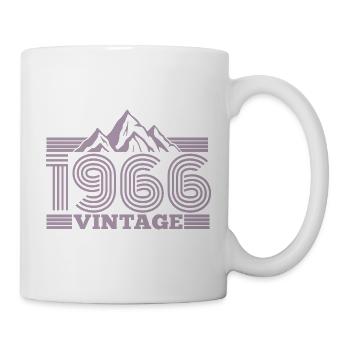 Randonnée en montagne vintage du 60e anniversaire de 1966 - Mug blanc - blanc - Droite