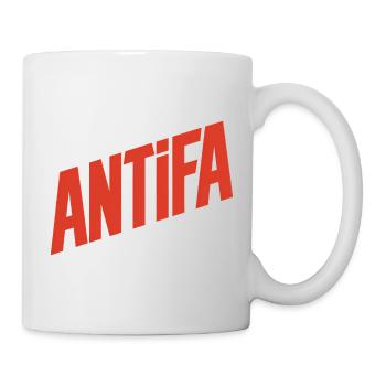 Antifa - Antifascist Merch - Mug - white - Right