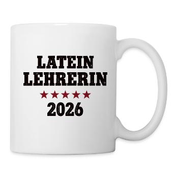 Latin Teacher 2026 Occupation Study Latin Teacher Training - Mug - white - Right