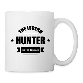 Hunter, die Legende - Tasse - Weiß - Rechts