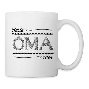 Oma ist die Beste / Best Oma Ever - Mug - white - Right