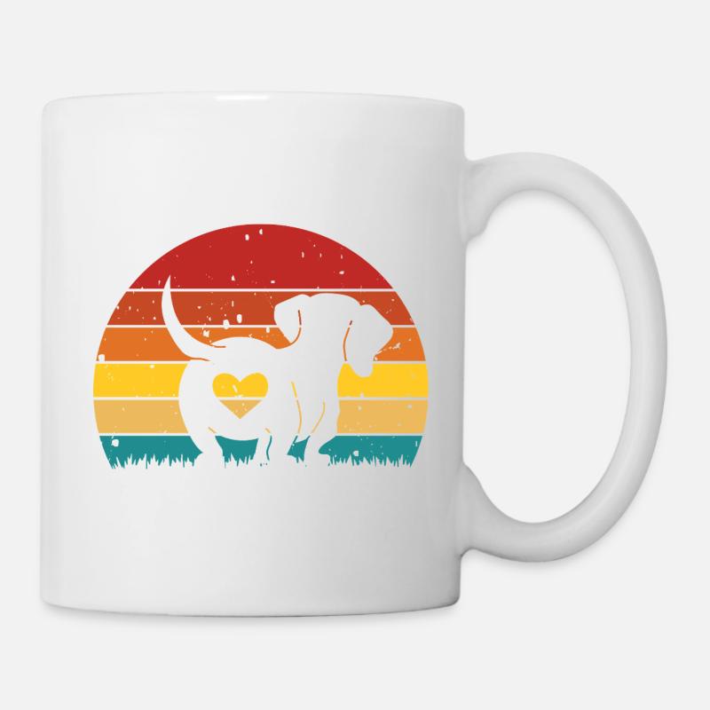 Fesses de chien - Mug blanc - blanc