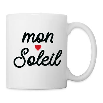 My Sun Heart in Script - Mug - white - Right