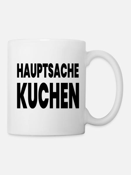 Kuchen - Tasse - Weiß