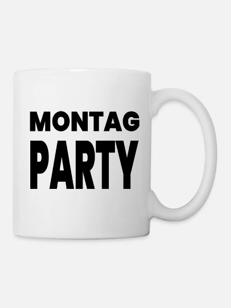 Party - Tasse - Weiß