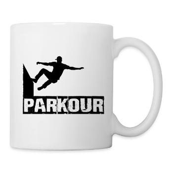 Parkour - Tasse - Weiß - Rechts