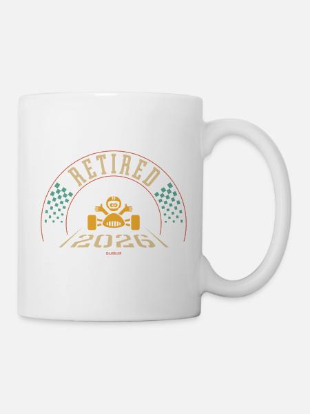 Im Ruhestand 2026 (Ruhestand / Ruhestand / 4C) - Tasse - Weiß