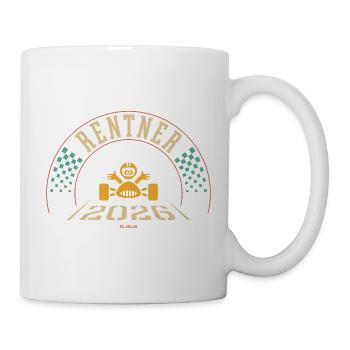 Pensioners 2026 (pension, retirement, finish / 4C) - Mug - white - Right