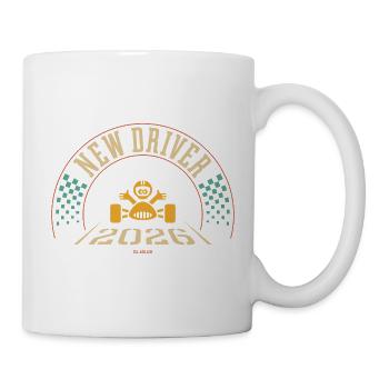 New Driver 2026 (Driving Licence / 4C) - Mug - white - Right
