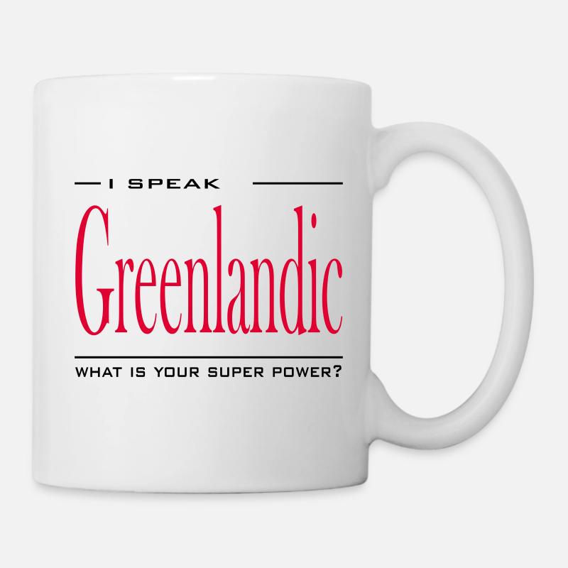 Supermacht Greenland - Tasse - Weiß
