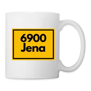 ZIP RÉTRO 6900 JENA, OSTALGIE RDR PUIS CADEAU - Mug blanc - blanc - Droite