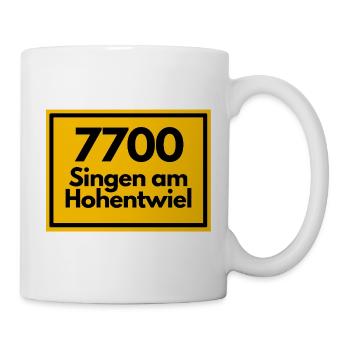 OLD POSTCODE ZIP CODE 7700 SINGEN AM HOHENTWIEL - Mug - white - Right