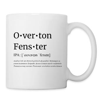 Overton-Fenster - Tasse - Weiß - Rechts