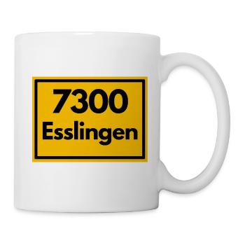 OLD POSTCODE ZIP CODE RETRO 7300 ESSLINGEN SCHABEN - Mug - white - Right