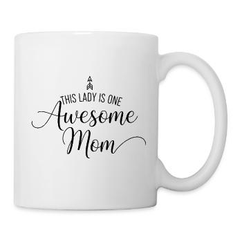 This lady is a great mom mom gift - Mug - white - Right